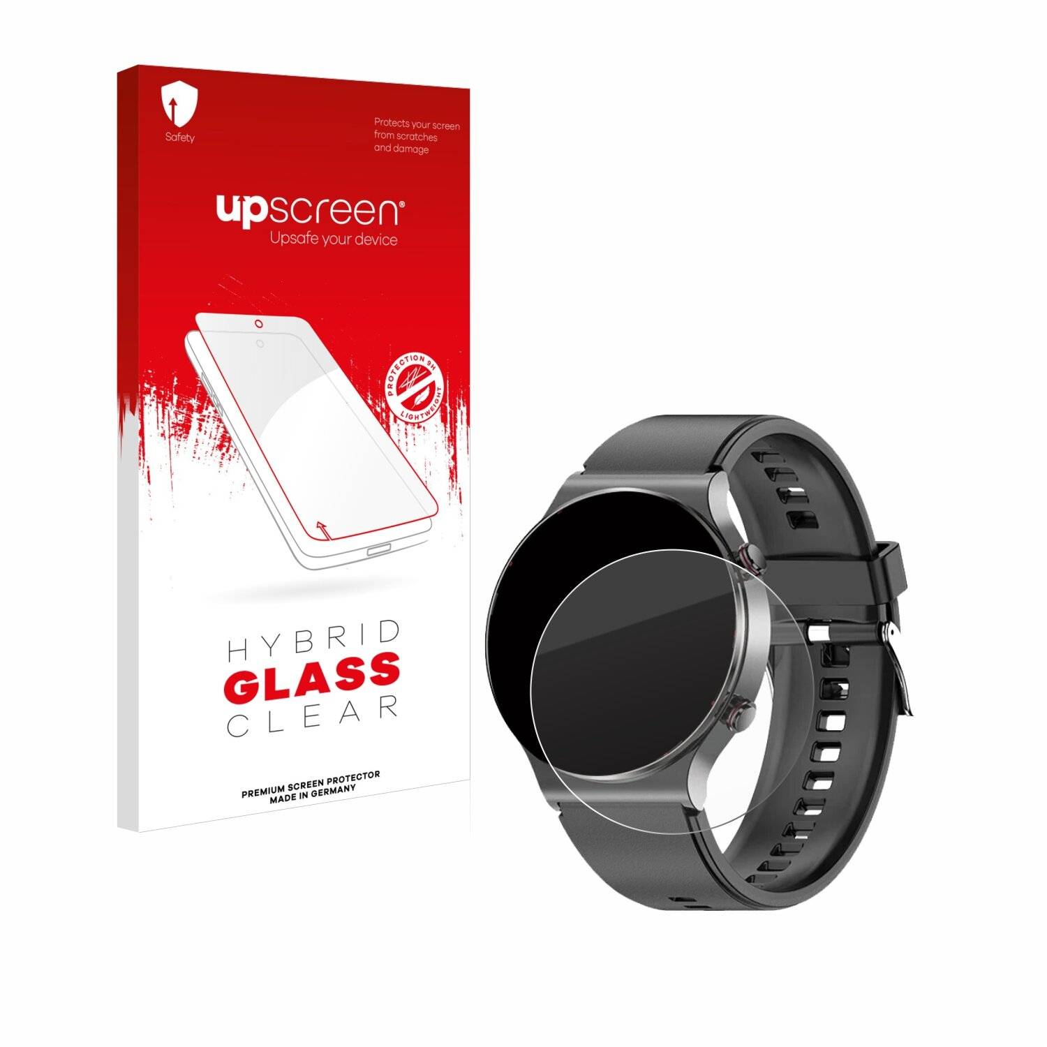 upscreen Hybrid Glas Panzer-Folie für Kardena Care Pro 2