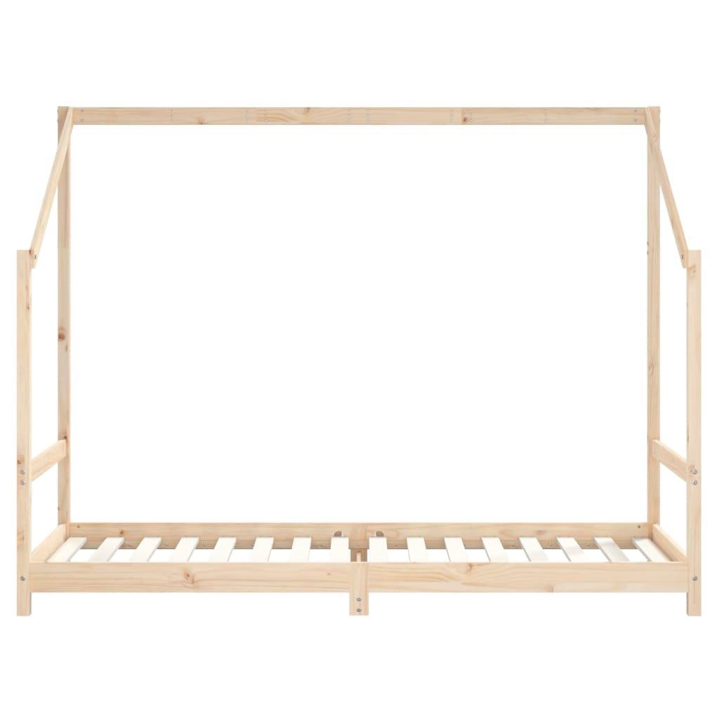 vidaXL Kinderbett 80x200 cm Massivholz Kiefer