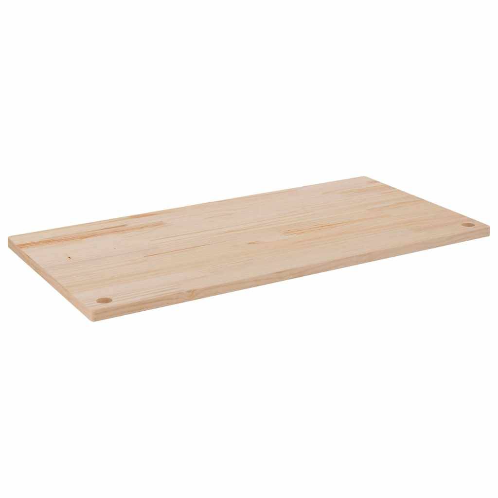 vidaXL Schreibtischplatte 110x55x2,5 cm Massivholz Kiefer