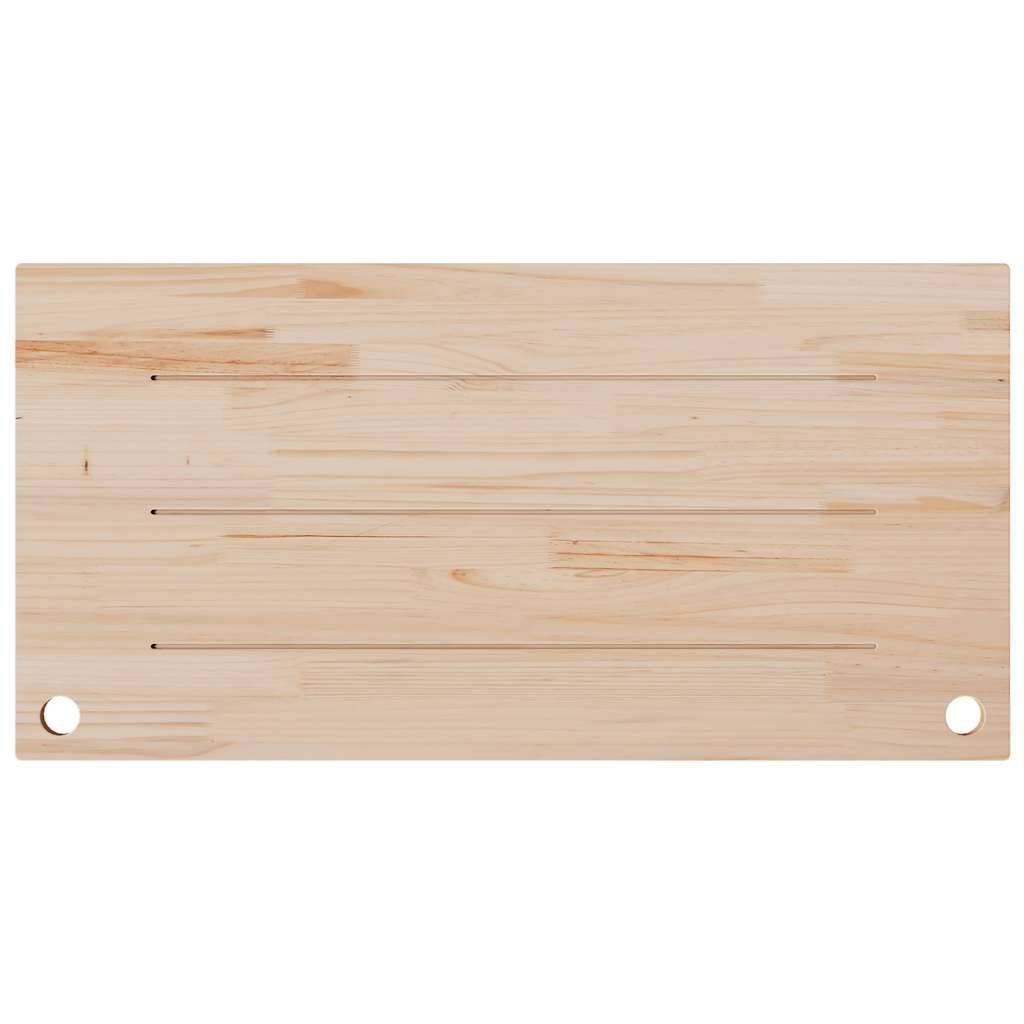 vidaXL Schreibtischplatte 110x55x2,5 cm Massivholz Kiefer