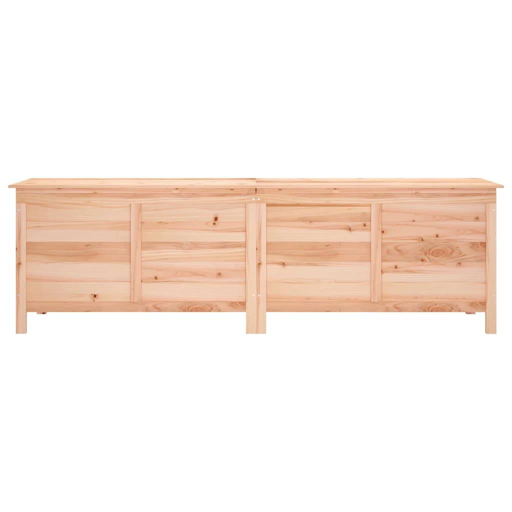 vidaXL Gartentruhe 198,5x50x56,5 cm Massivholz Tanne