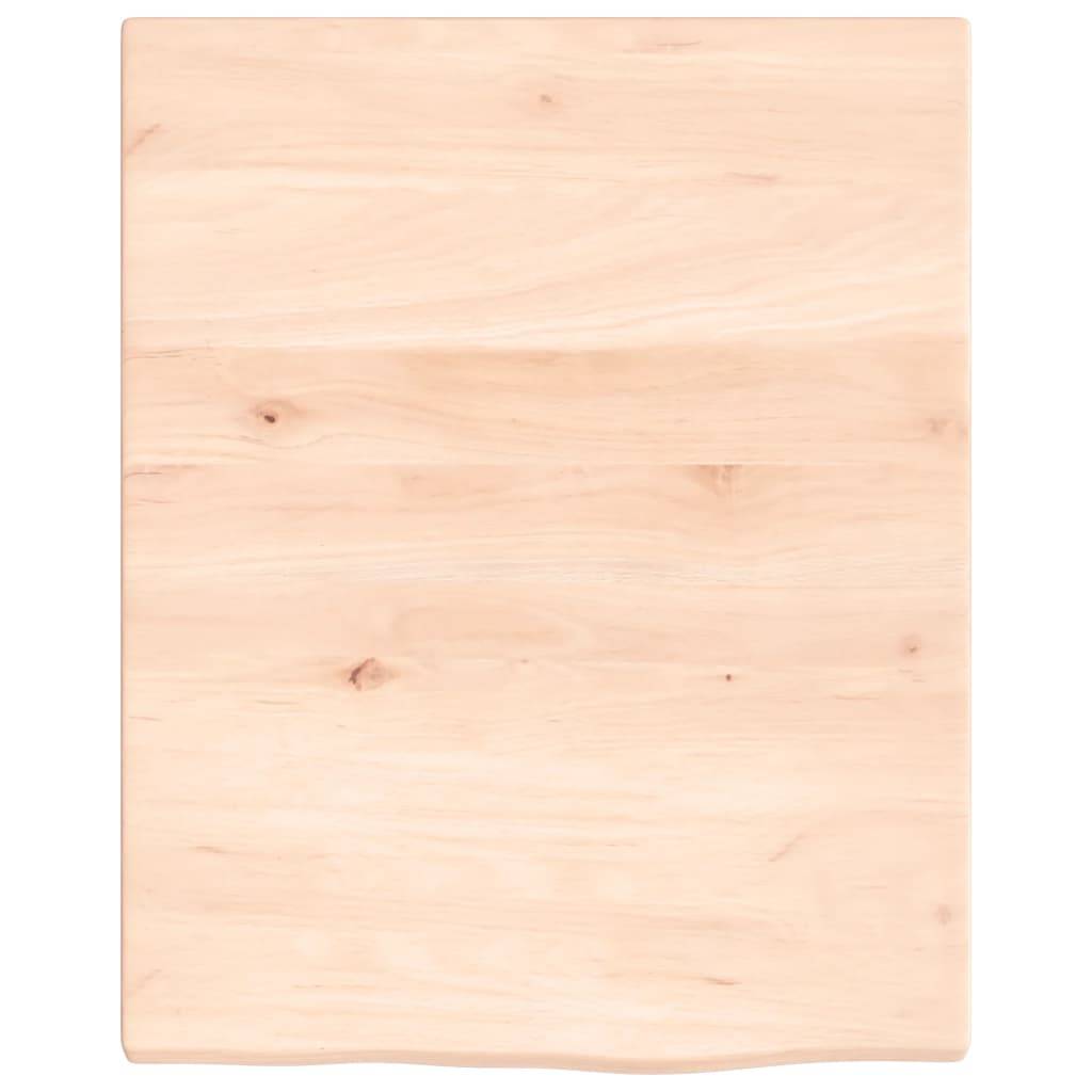 vidaXL Waschtischplatte 40x50x2 cm Massivholz Unbehandelt