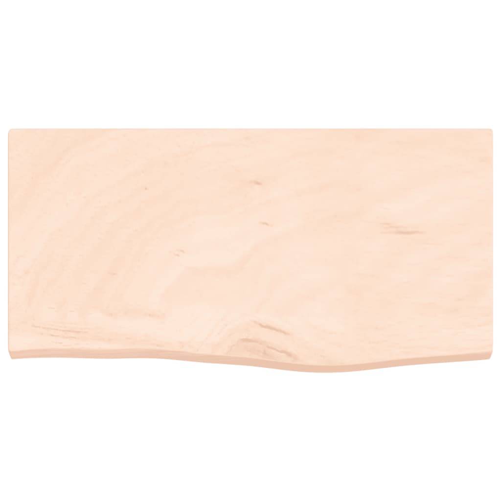 vidaXL Waschtischplatte 60x30x(2-4) cm Massivholz Unbehandelt