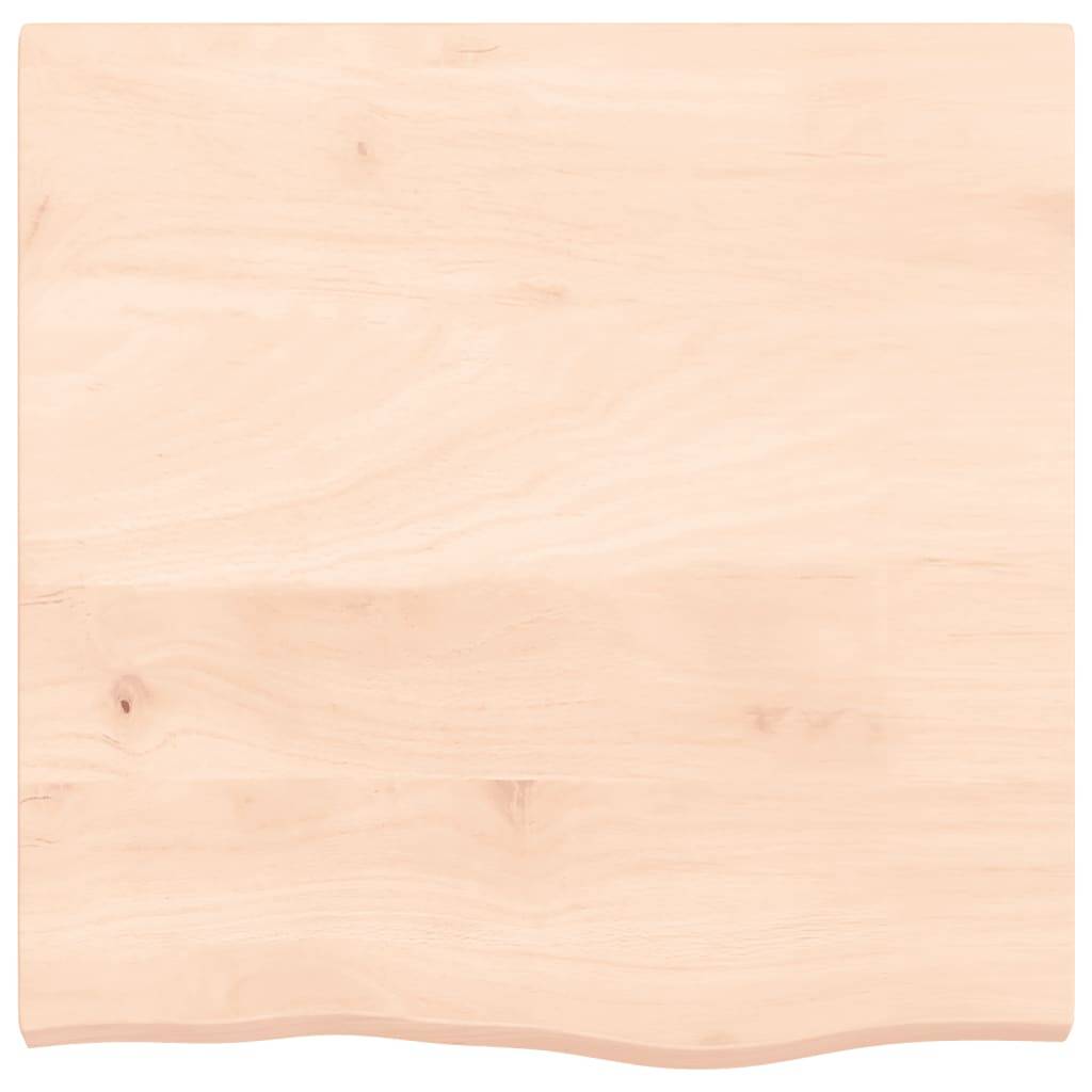 vidaXL Wandregal 60x60x(2-4) cm Massivholz Eiche Unbehandelt