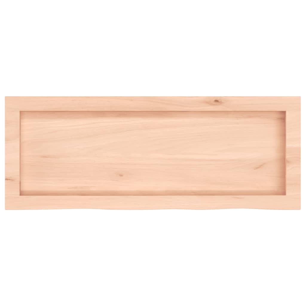 vidaXL Waschtischplatte 80x30x(2-4) cm Massivholz Unbehandelt