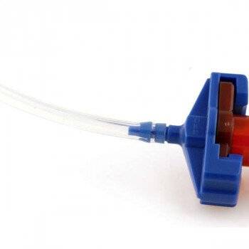 Standard-Bajonett-Adapter für Kartuschen, Optimum® Serie, 30/55 cm³, 180 cm, blau