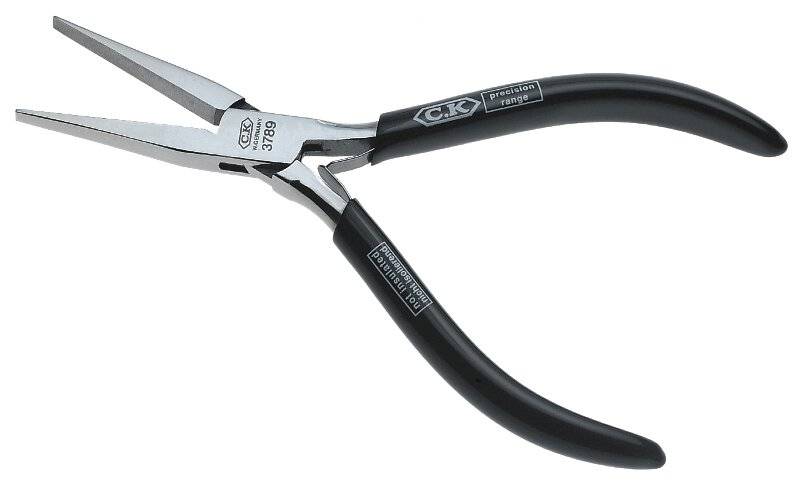 Precision Flachzange, ohne Hieb, 145 mm