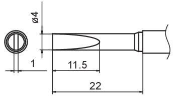 COMPOSIT Lötspitze Format 4D LONG