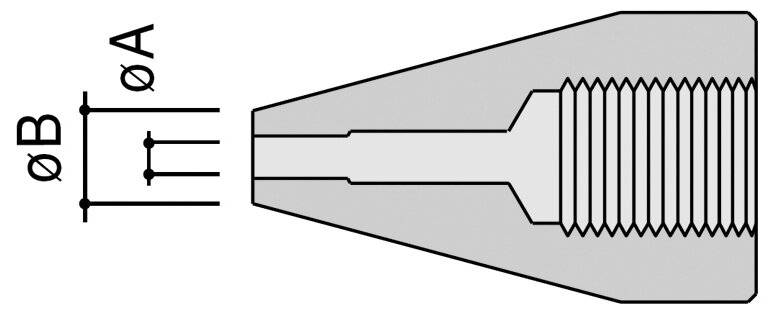 Entlötdüse Ø 1.6 mm, A 1502