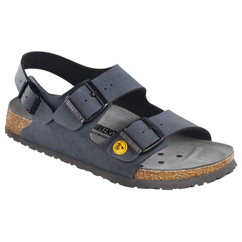 Birkenstock ESD-Sandale Milano, Größe 42, schwarz, normal