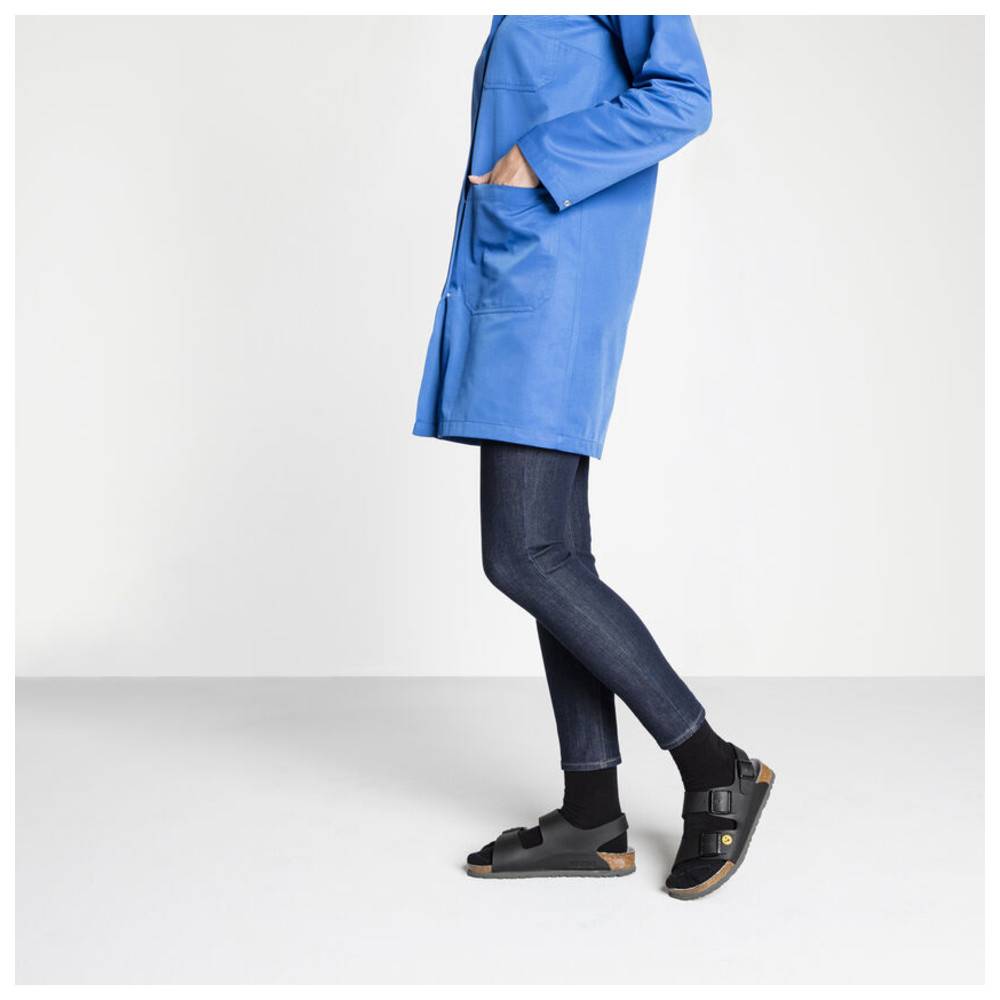 Birkenstock ESD-Sandale Milano, Größe 44, schwarz, normal