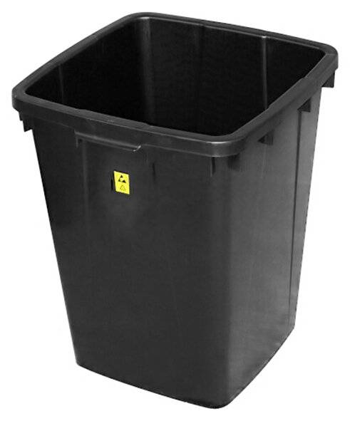ESD Mülleimer, eckig, 90 Liter