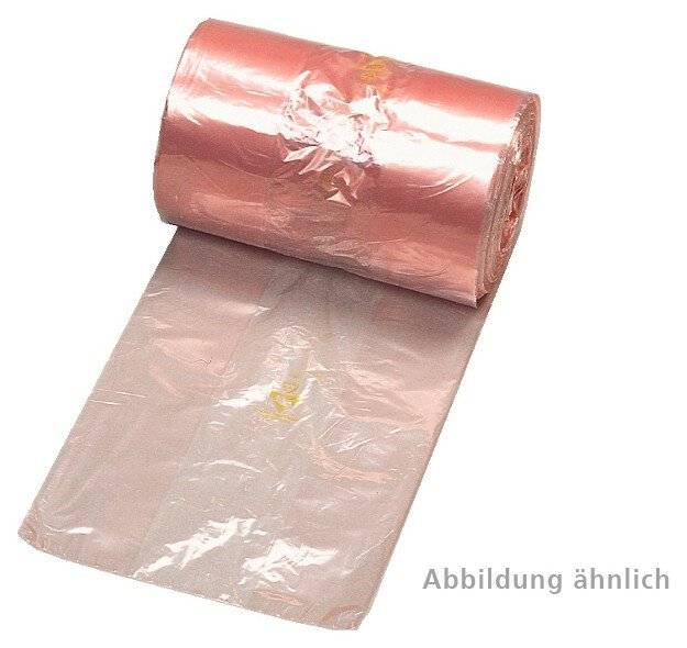 ESD PERMASTAT Müllbeutel, rosa, 1200 x 500/400 mm, 190 l, 80µ