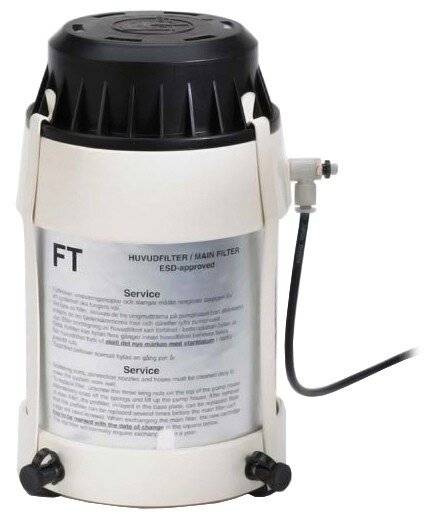 ESD Absauggerät FT 12 für Lötrauch, für 1-2 Arbeitsplätze, 27l/min, max. 20.000 Pa