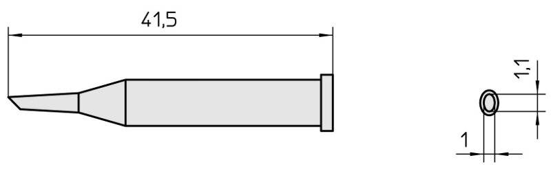 Lötspitzen XT-GW3 für Lötkolben WP 120 / WXP 120