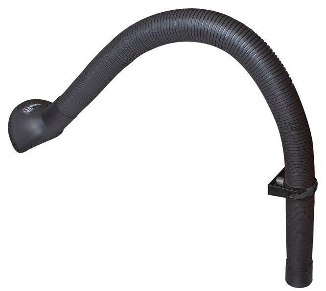 Absaugarm KIT 1 mit ALFA Trichterdüse, inkl. Befestigungsklemme, 1,5 m