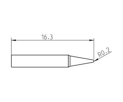 RT Pico Lötspitze, konisch Ø 0,4 mm