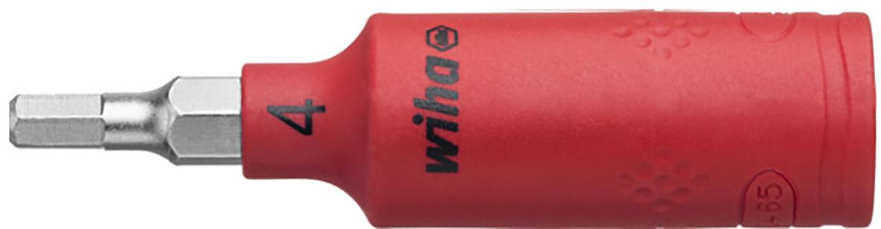 Steckschlüsseleinsatz isoliert 1/4" Innensechskant 4,0mm (43110)