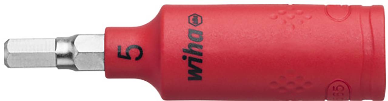 Steckschlüsseleinsatz isoliert 1/4" Innensechskant 5,0mm (43111)