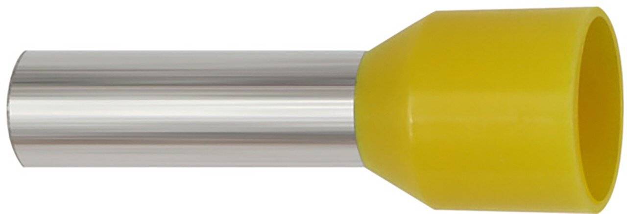 Aderendhülsen mit Kunststoffkragen 100 St. Farbcode DIN 6mm² (43932)