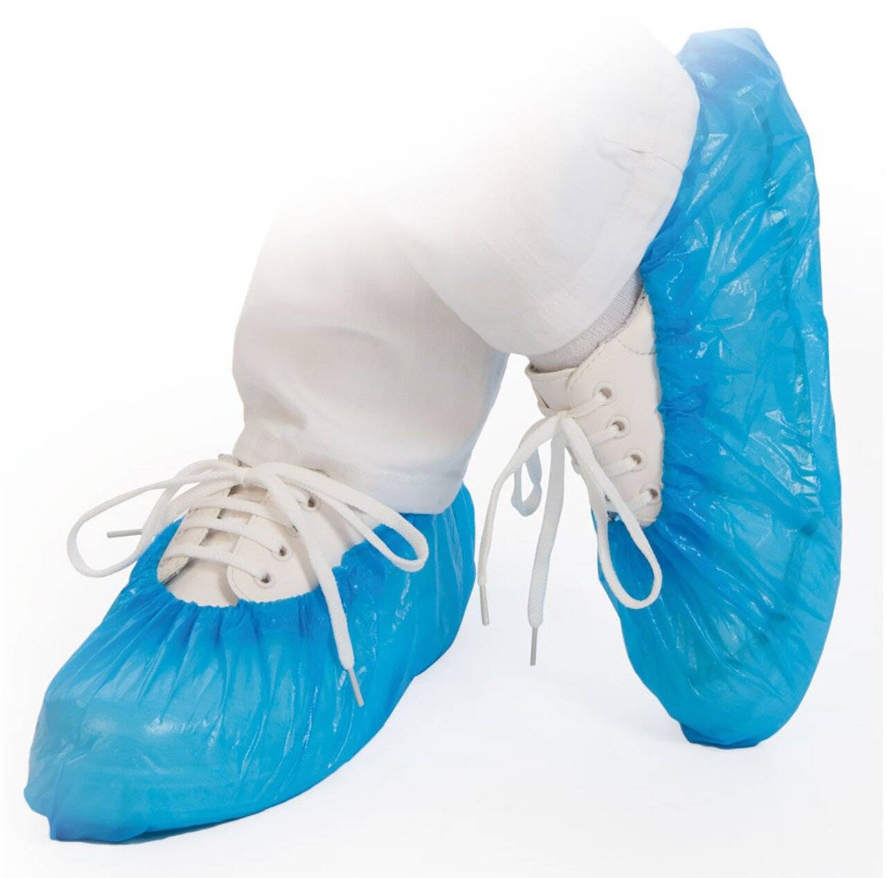 Hygostar Überschuh CPE, blau, detektierbar, 40my, 41x15cm