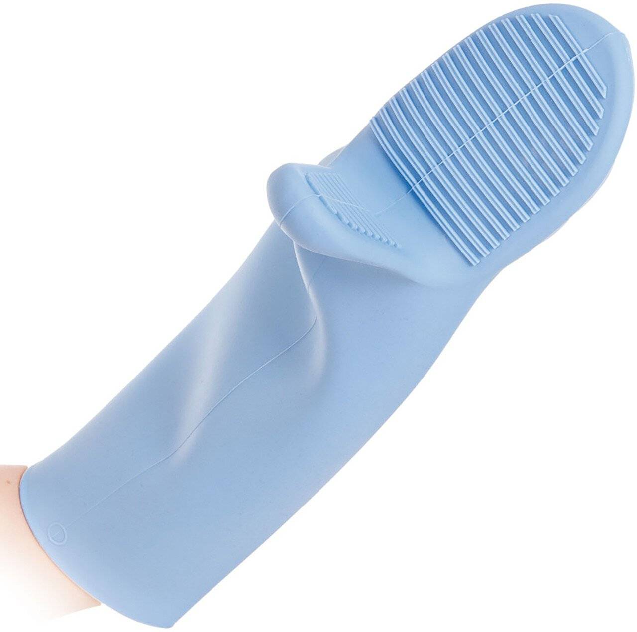 Hygostar Silikon-Handschuh SHARK blau, Einheitsgröße, waschbar, 44cm