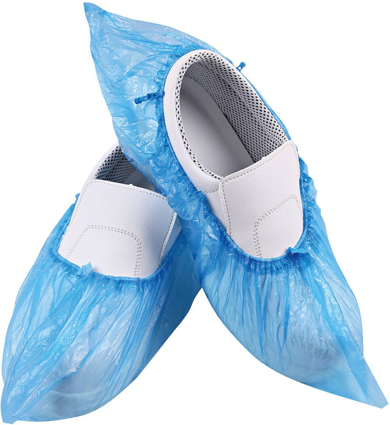 Hygostar Überschuh LDPE, blau, für Ecostep 2 Bündel x 50 Stück/Packung
