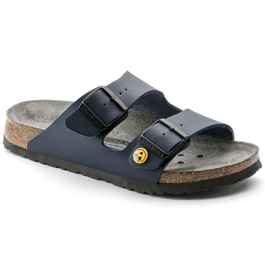 ESD Sandale ARIZONA ESD Birko-Flor 89438, blau, schmal, 40