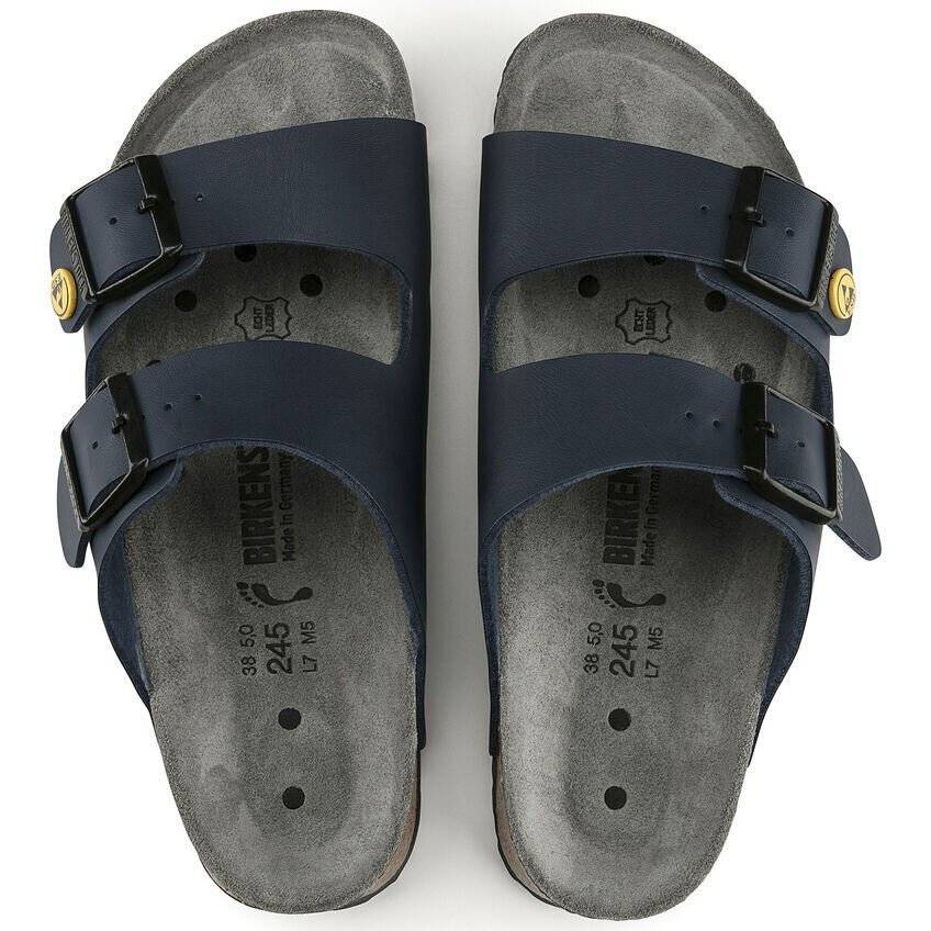 ESD Sandale ARIZONA ESD Birko-Flor 89438, blau, schmal, 40