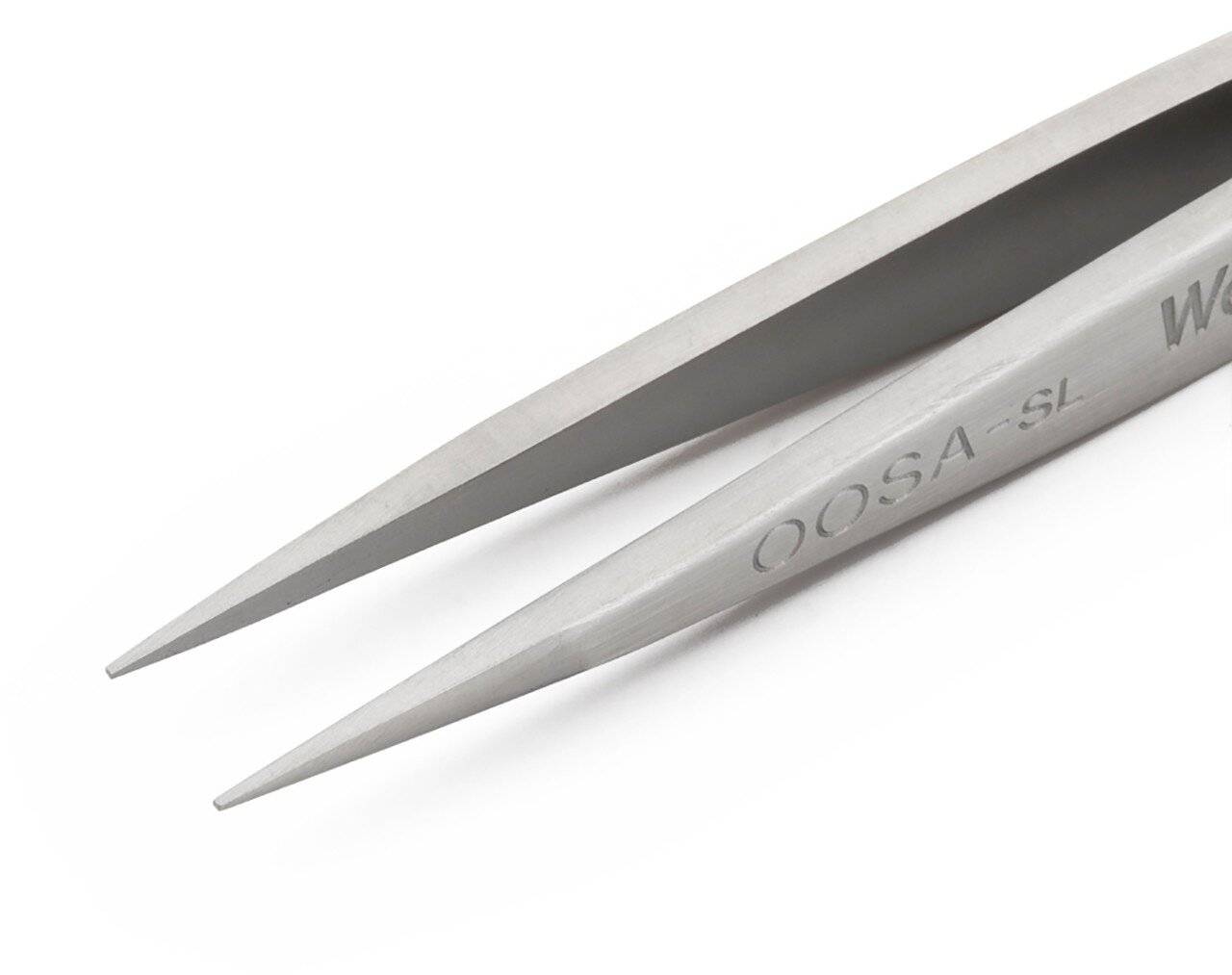 Präzisionspinzette mit feinen Spitzen. Sehr robust.