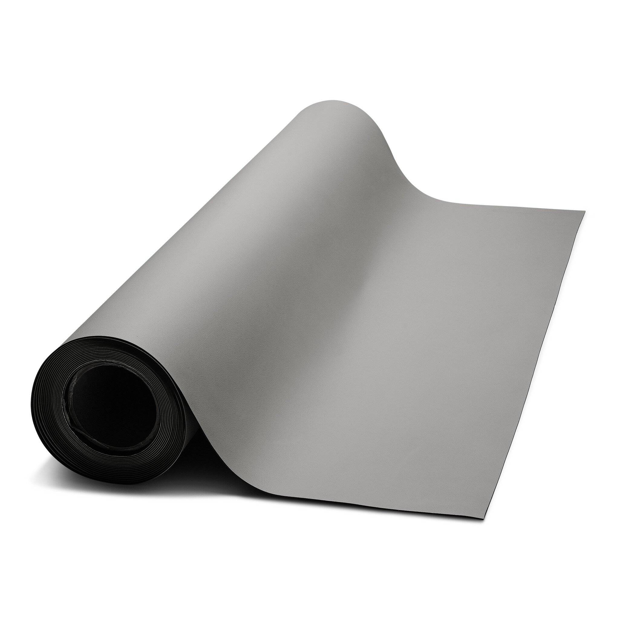 ESD-Tischmatte Premium, platingrau, 600 x 2 mm, 10 m, Rollenware