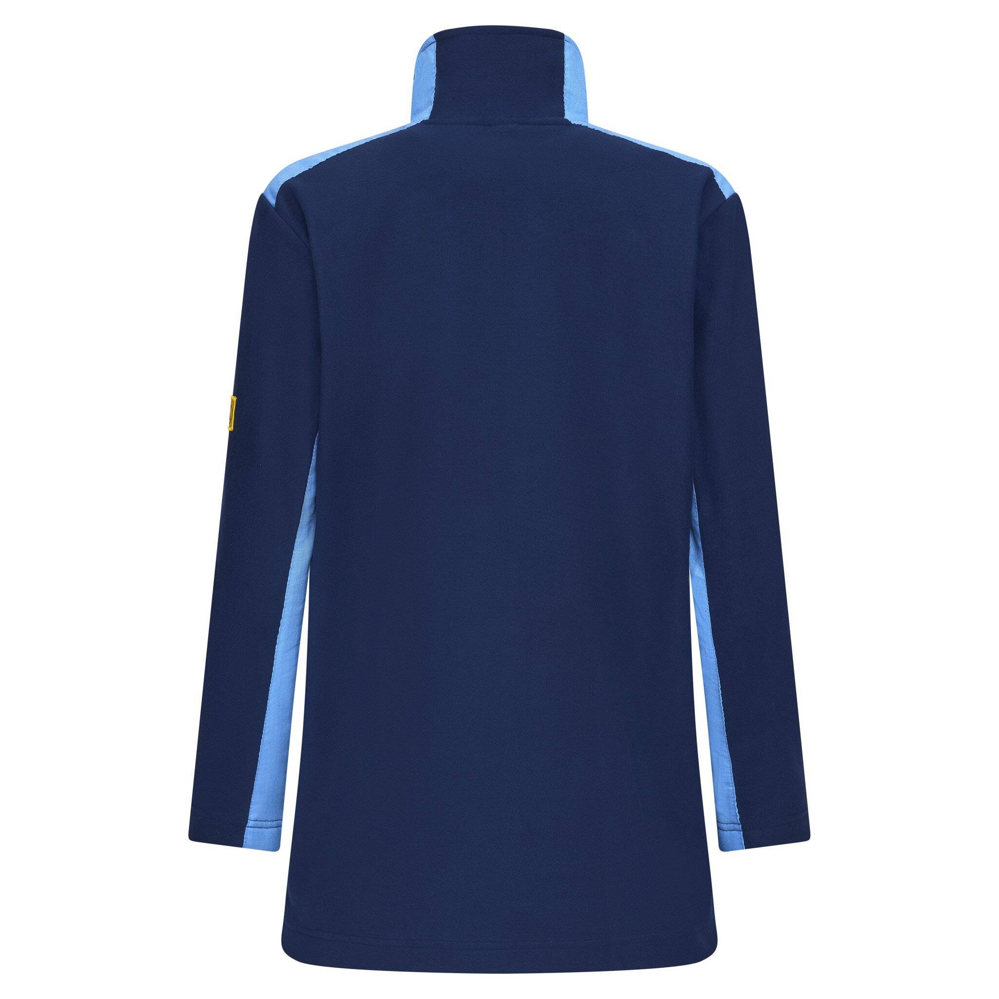 ESD-Fleecejacke mit langem Zip, unisex, marineblau/lichtblau, XS