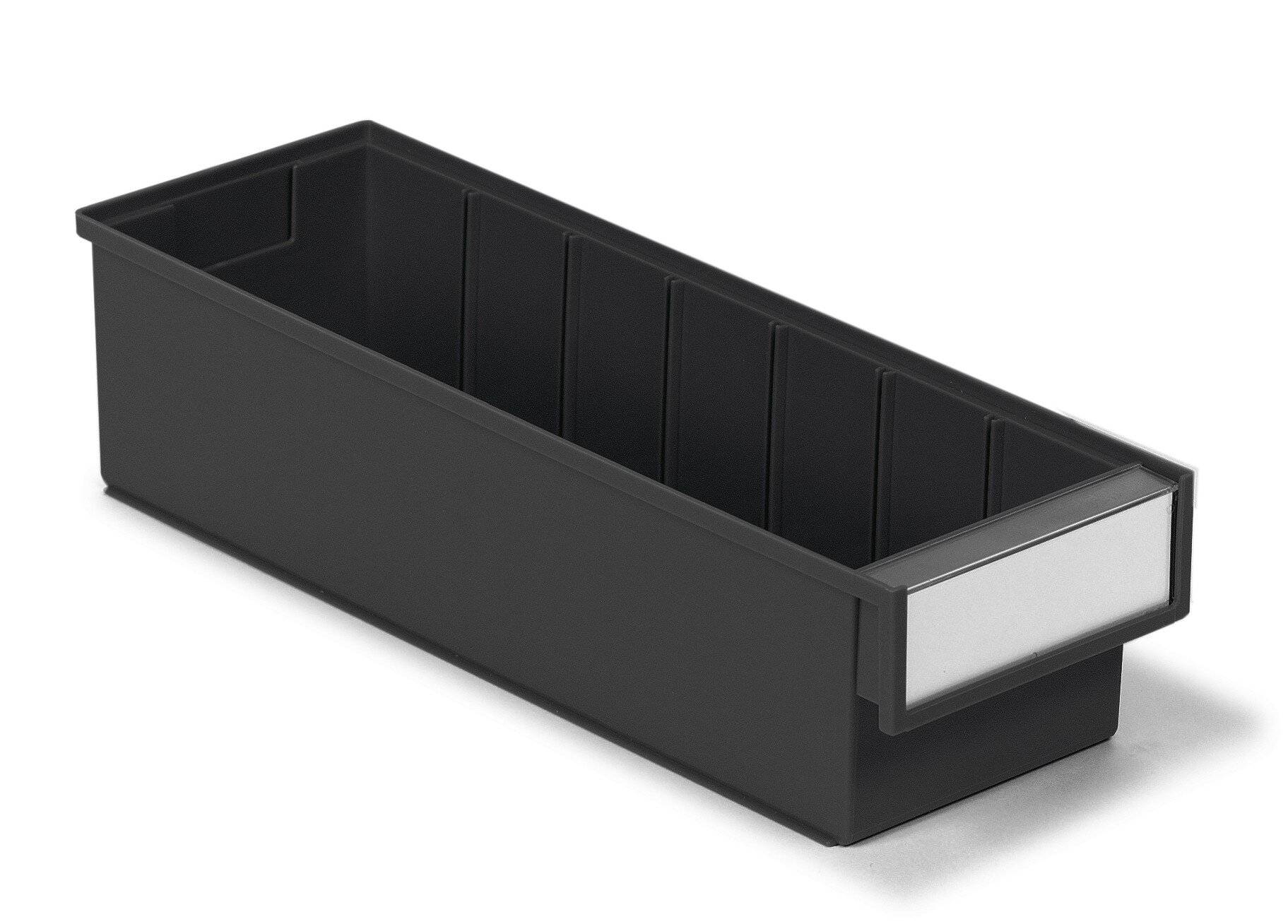 ESD-Schublade, 132x400x100 mm, schwarz