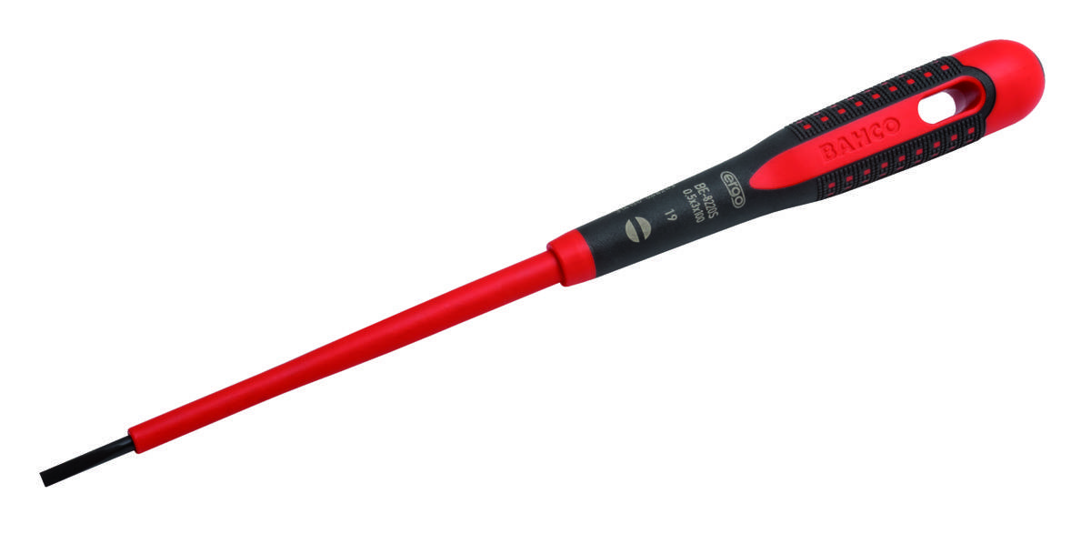 ERGO™ Isolierter Schraubendreher für Schlitzschrauben mit 3-Komponenten-Griff, VDE-zertifiziert 1.2 mm x 6.5 mm x 150 mm