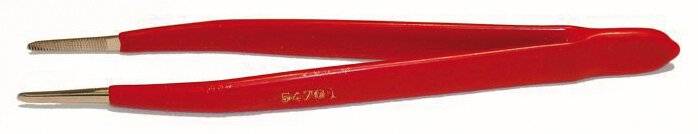 Juwelier Pinzette, gehärteter Stahl, PVC ummantelt, 140 mm