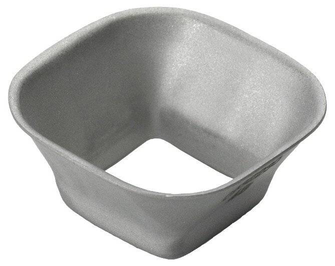 Schutzbecher, quadratisch, 12,5 x 12,5 mm