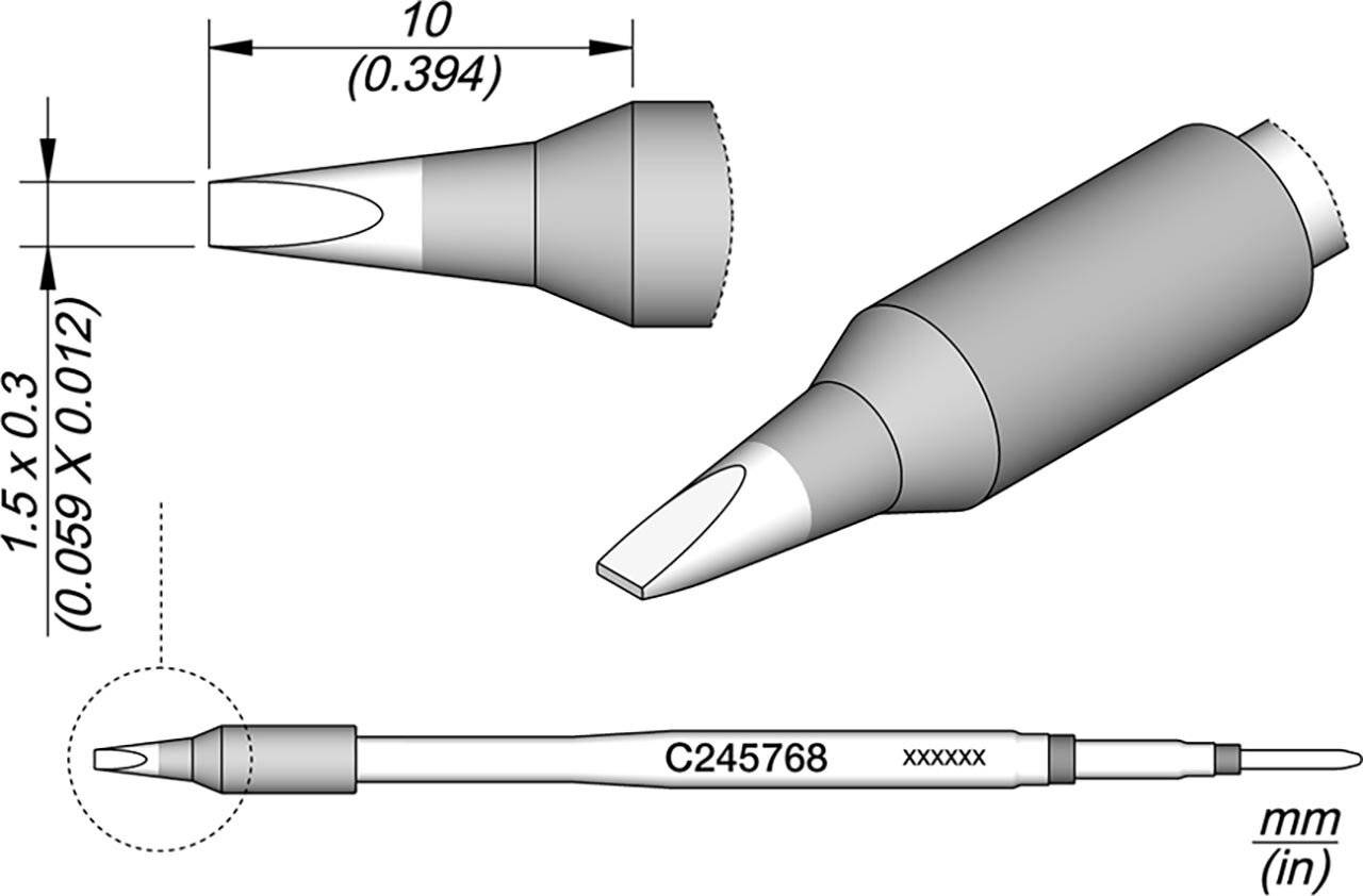 Spezial-Lötspitzen, für Lötkolben T245, C245768