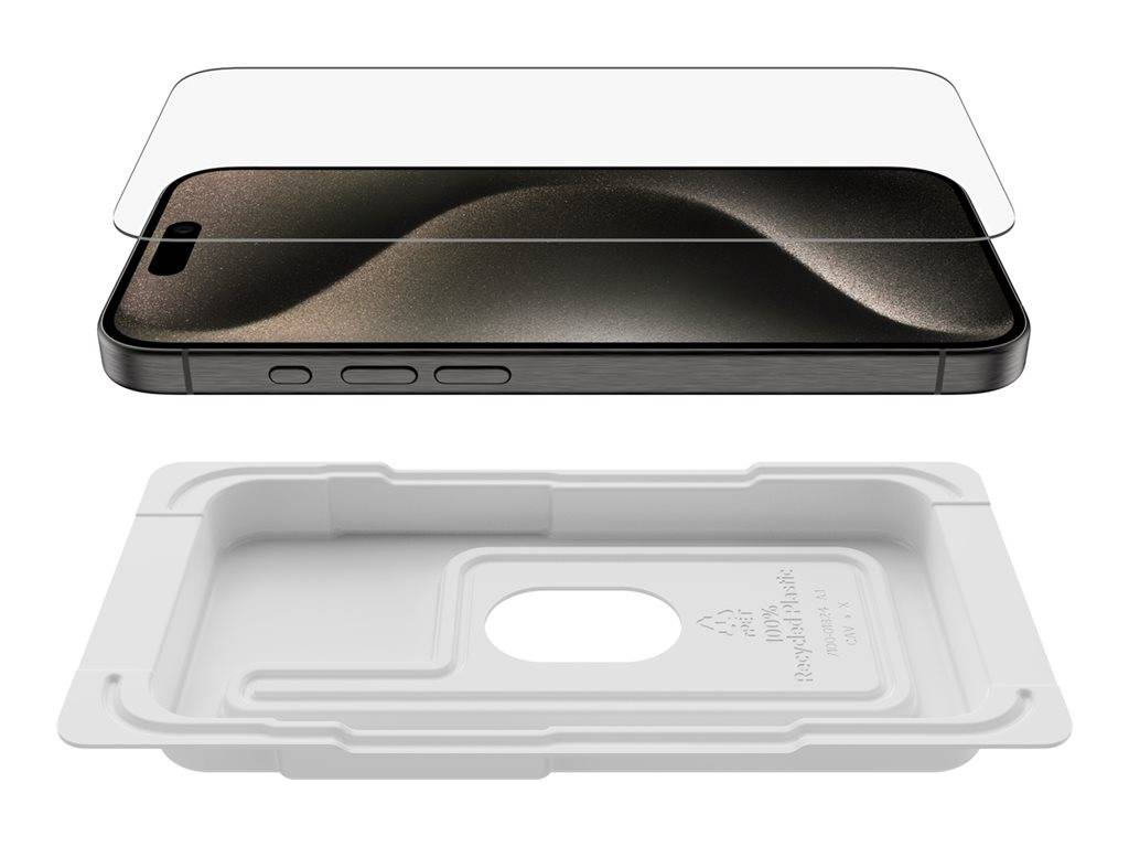 Belkin - Bildschirmschutz für Handy - gehärtetes Glas, behandelt