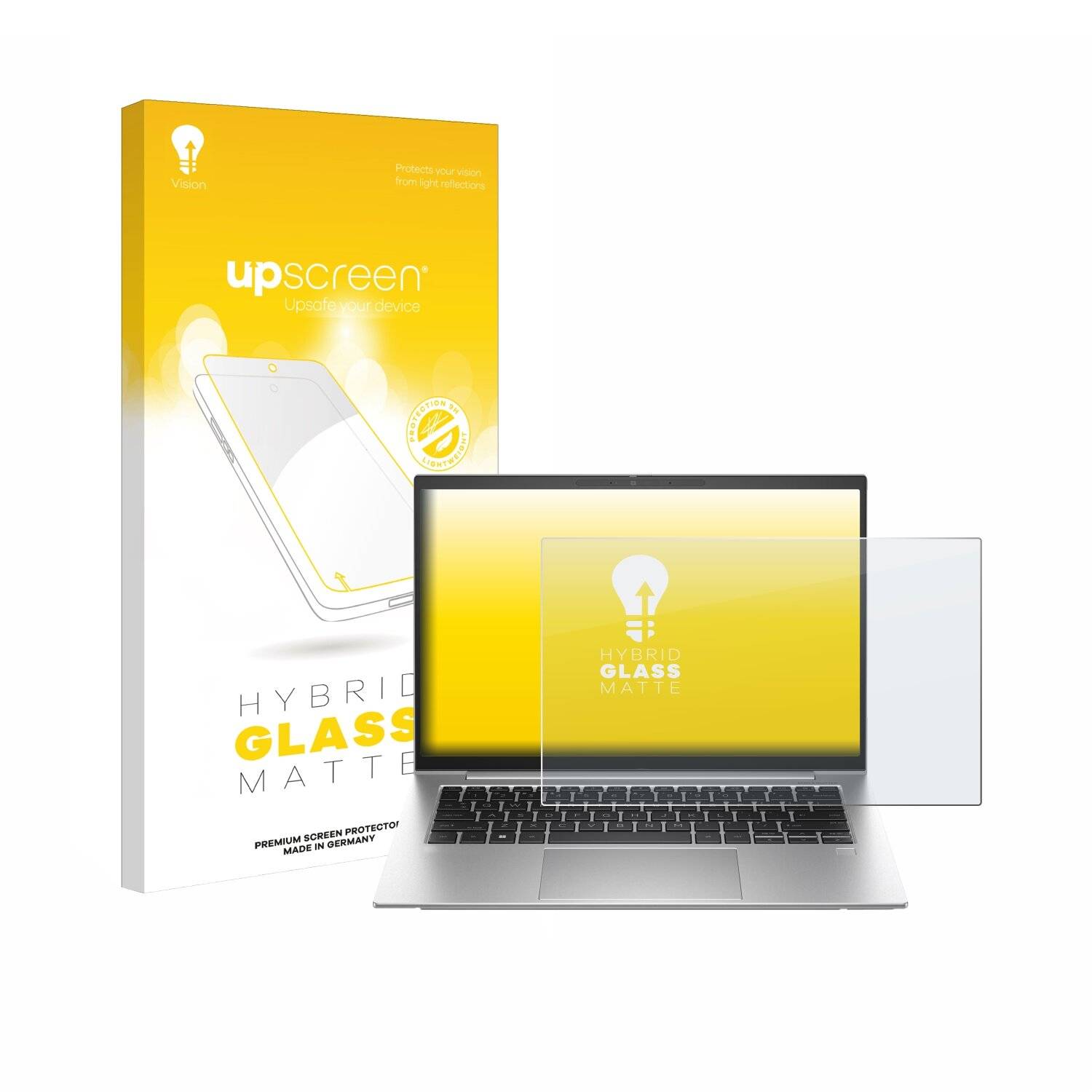 upscreen Hybrid Glas Matt Panzer-Folie für HP EliteBook 1040