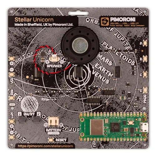 Pimoroni Raspberry Pi Pico W RGB LED Matrix Stellar Unicorn 16x16 Pimoroni Raspberry Pi Pico W RGB LED Matrix Stellar Unicorn 16x16