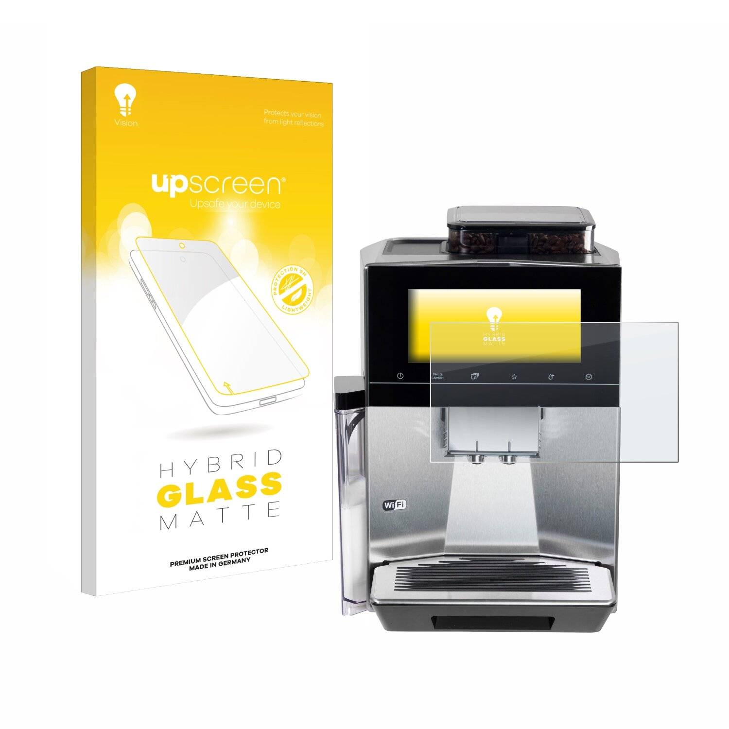 upscreen Hybrid Glas Matt Panzer-Folie für Siemens EQ900