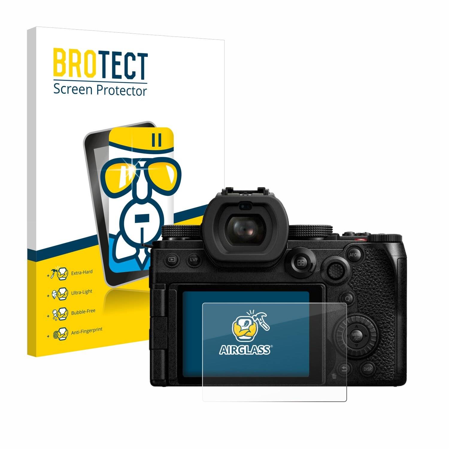 BROTECT AirGlass Glas Panzer-Folie für Panasonic Lumix DC-S5M2X -