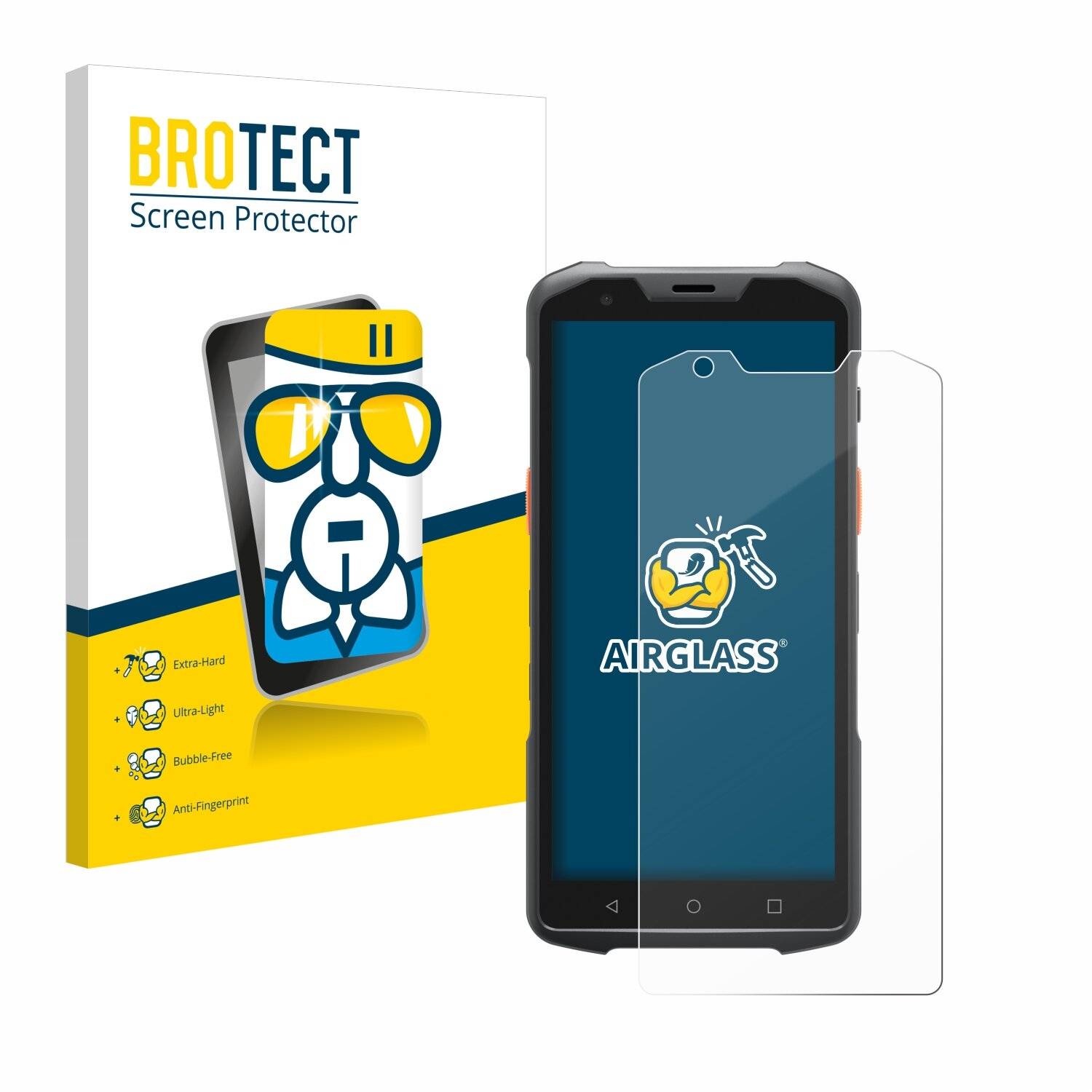 BROTECT AirGlass Glas Panzer-Folie für Sunmi L2s -