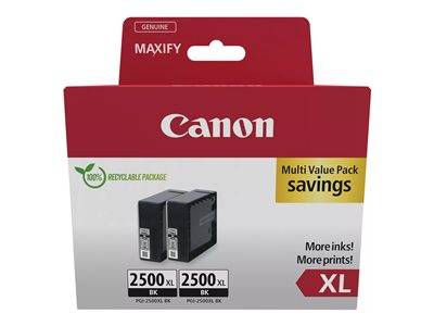 CANON PGI-2500XL Ink Cartridge BK TWIN Drucken, Scannen & Verbrauchsmaterial Verbrauchsmaterialien