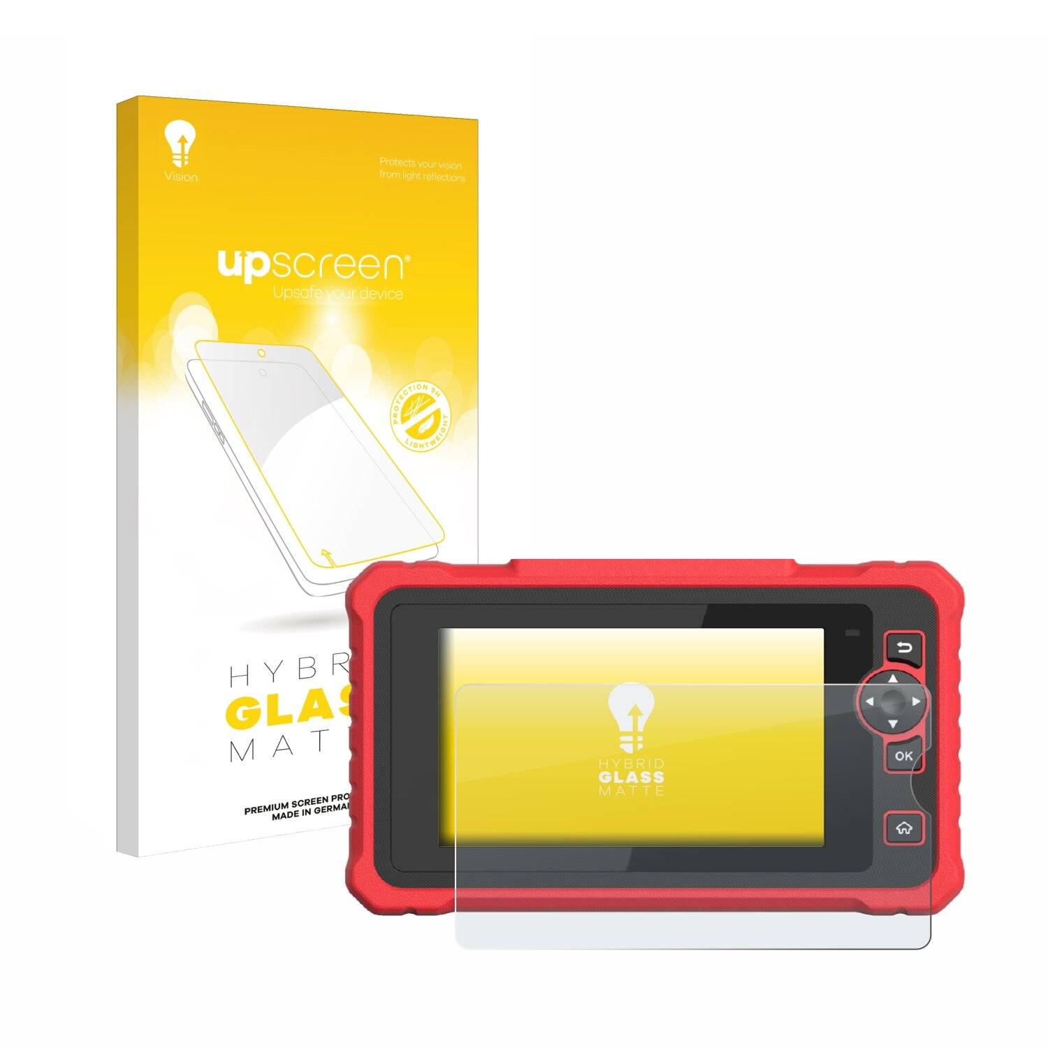 upscreen Hybrid Glas Matt Panzer-Folie für Launch CRP