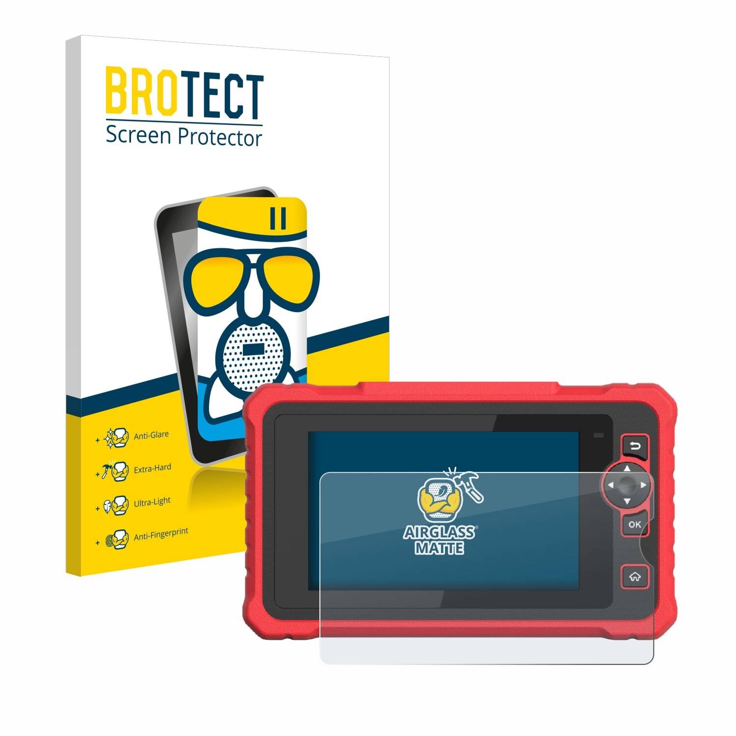 BROTECT AirGlass Matt Glas Panzer Folie für Launch CRP