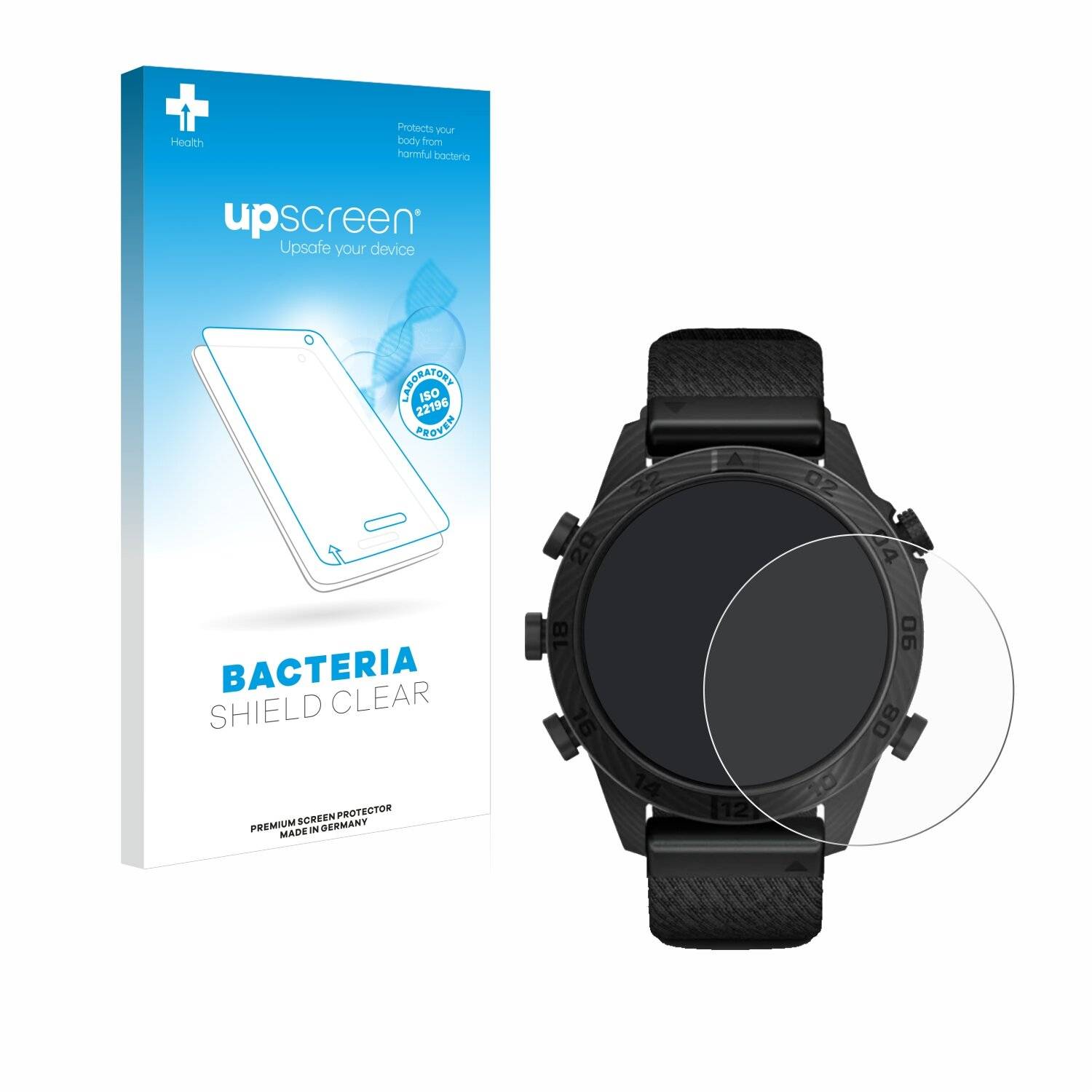 upscreen Bacteria Shield Schutzfolie für Garmin Marq Commander Gen 2 -