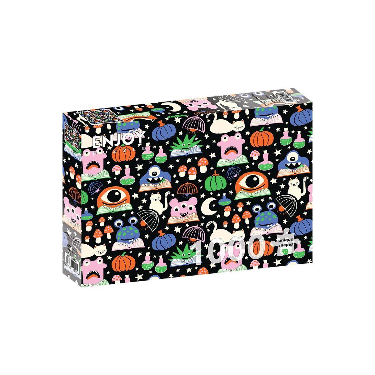 ENJOY-2051 - Monsters At Work, Puzzle, 1000 Teile