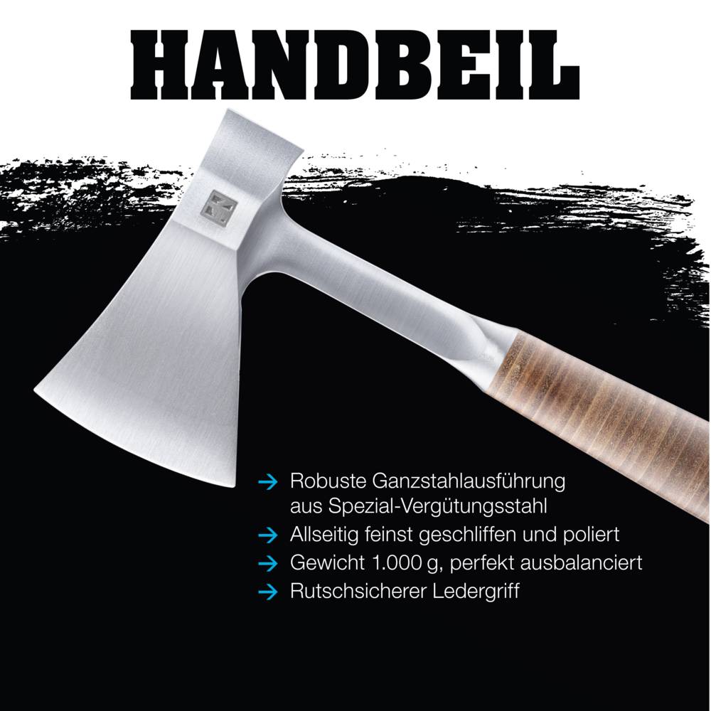 HALDER Handbeil Weil du scharf bist! in Geschenkbox Sonderedition