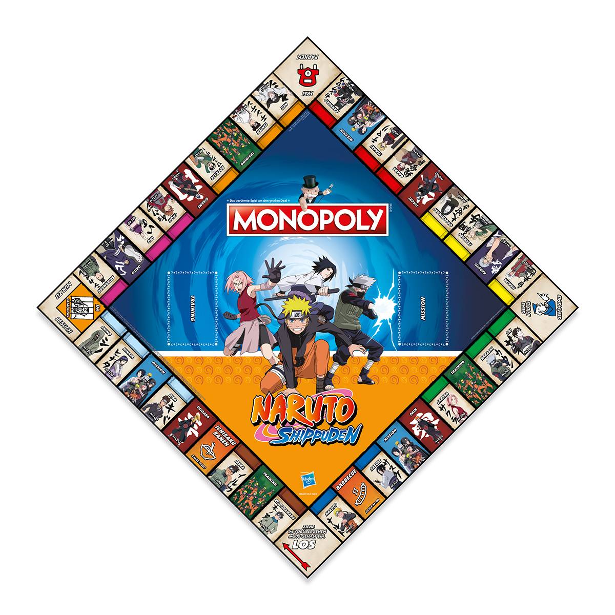Monopoly - Naruto (deutsch) Brettspiel Gesellschaftsspiel Anime